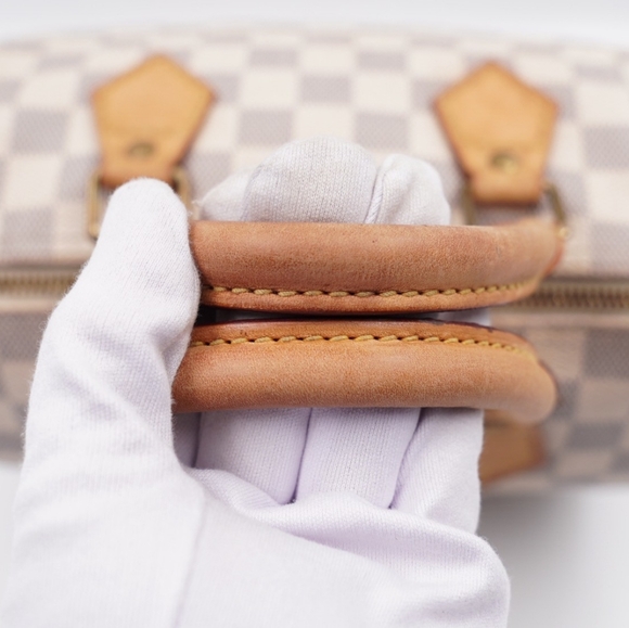 CA02 💚 Louis Vuitton Damier Azur Speedy 25 Handbag - Picture 13 of 15
